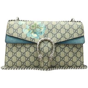 COPY - Gucci Dionysus Small with blue flowers monogram